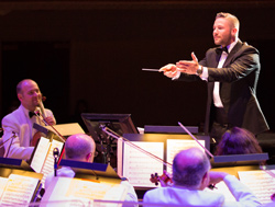 Julian Edelman conducts The Boston Pops