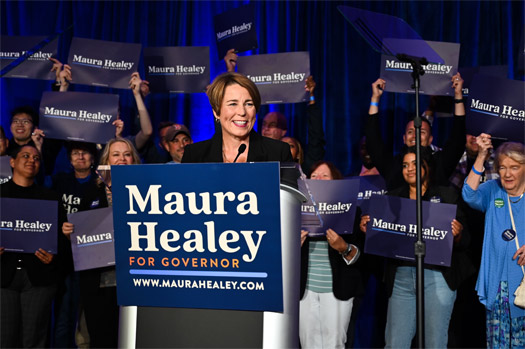 Maura Healey on Election Night